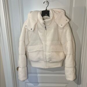Lou & Grey Off-White Teddy Jacket
